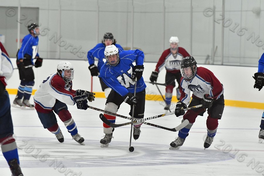 Wheaton College Men\'s Ice Hockey vs Middlesex Community College. - Photo By: KEITH NORDSTROM
